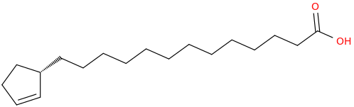 2 cyclopentene 1 tridecanoic acid, (1s) 